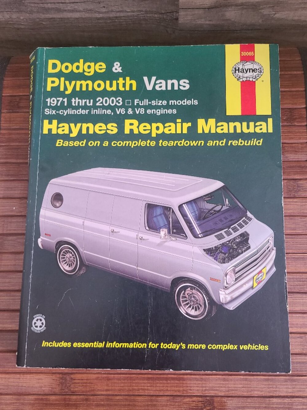 Vintage Hayes Dodge & Plymouth Vans Repair Manual 1971-2003